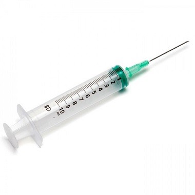 Bd Spuit 10 cc met naald  21 G(1)